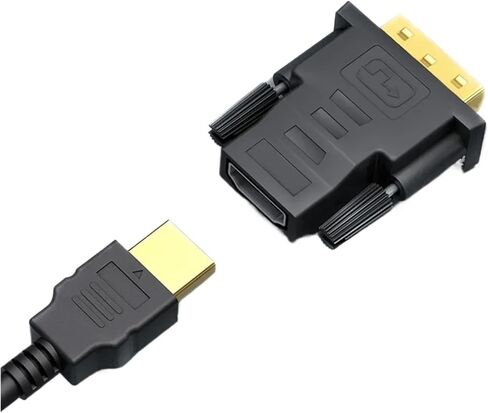 DVI to HDMIcompatible 24k Plated pl-UG HDMIcompatible to DVI 24+1 Pin 1080P Video Converter for PC HDTV Projector in Saudi Arabia