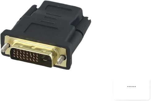 24k Plated DVI to HDMI-Compatible Adapter for HDTV Projector Bi-Directional Connector Converter in Saudi Arabia