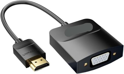 HDMI to Adapter 1080P HD Male to Female Converter with 3.5 Ja-ck Cable for P;S/4 PC Projector(Yellow) in Saudi Arabia
