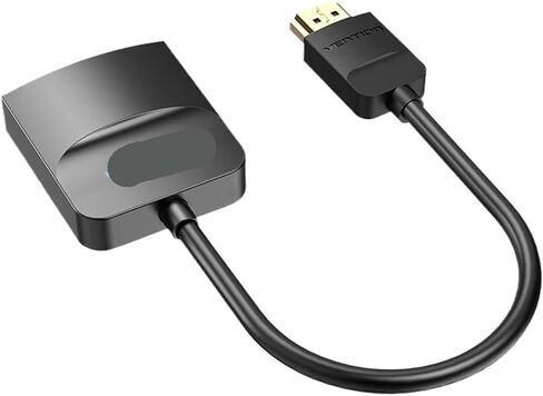 HDMI to Adapter 1080P HD Male to Female Converter with 3.5 Ja-ck Cable for P;S/4 PC Projector(Yellow) in Saudi Arabia
