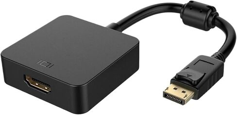 DisplayPort to HDMI 4K Cable DisplayPort HDMI Video Adapter Converter DP to HDMI 1.4 4K Video Out for PC HDTV(White) in Saudi Arabia