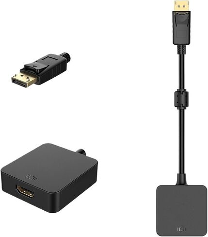 DisplayPort to HDMI 4K Cable DisplayPort HDMI Video Adapter Converter DP to HDMI 1.4 4K Video Out for PC HDTV(White) in Saudi Arabia