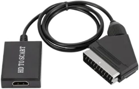 HD 1080P HDMI متوافق مع محول محول الفيديو SCART لـ HDTV DVD لـ Sky Box STB PL-AUG ولعب SCART إلى HD Converter (HD TO SCART) in Saudi Arabia