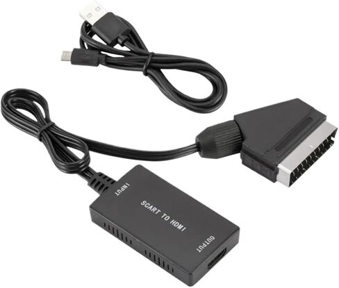 HD 1080P HDMI متوافق مع محول محول الفيديو SCART لـ HDTV DVD لـ Sky Box STB PL-AUG ولعب SCART إلى HD Converter (HD TO SCART) in Saudi Arabia