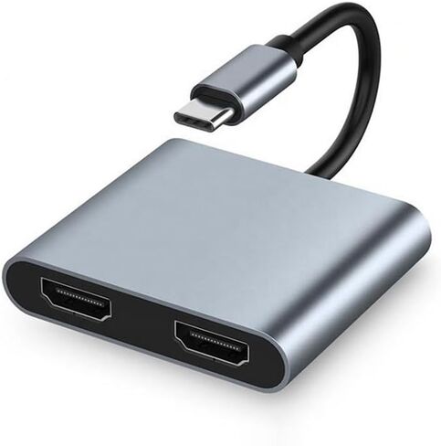 يدعم USB-C إلى HDMI المزدوج شاشات مزدوجة في الوضع الموسع ، ومحطة الإرساء 4K 60Hz ، و Type-C Hub مع شحن PD 100W ، ومنفذ USB-A ، متوافق مع Windows و MacOS in Kuwait