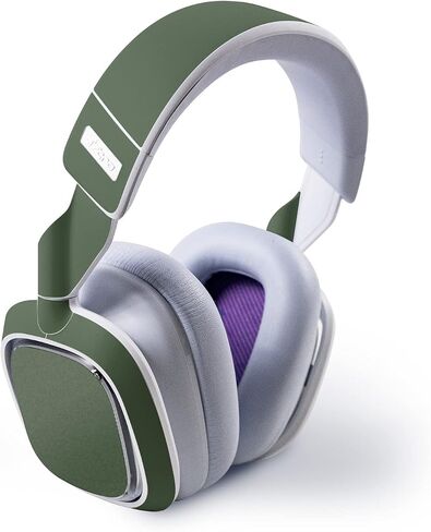 Mayyskins Skin متوافق مع Astro A30 Wireless Gaming سماعة - الزيتون الصلبة | غلاف الالتفاف الواقي ، الدائم ، والفريد من نوعه | من السهل تطبيق الأنماط وإزالتها وتغييرها | صنع في الولايات المتحدة in Kuwait