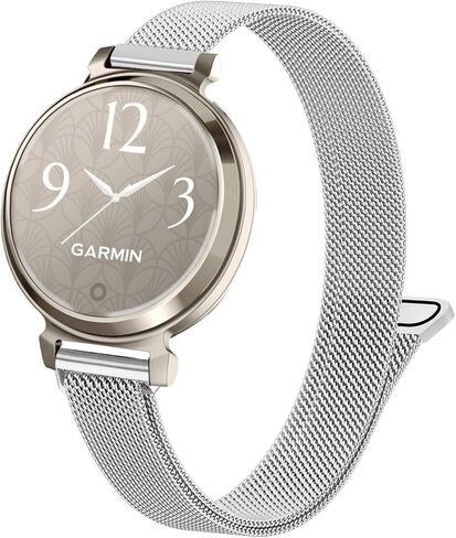 أشرطة معدنية متوافقة مع Garmin Lily 2 / Lily 2 Watch Band ، حزام معصم بديل للبديل عن الفولاذ المقاوم للصدأ لـ Garmin Lily 2 in Kuwait