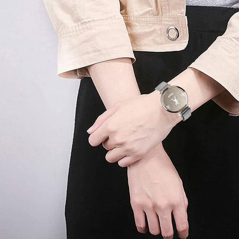 أشرطة معدنية متوافقة مع Garmin Lily 2 / Lily 2 Watch Band ، حزام معصم بديل للبديل عن الفولاذ المقاوم للصدأ لـ Garmin Lily 2 in Kuwait