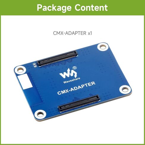Waveshare CM4/CM5 Adapter Board, Comaptible with Raspberry Pi Compute Module Series, Interface Protection, Provides Physical Protection for Frequent Plugging and Unplugging of Socket in Saudi Arabia