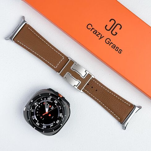 Leather Band Compatible with Galaxy Watch Ultra 2/ Ultra Bands 47mm in Saudi Arabia