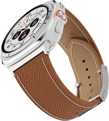 Leather Band Compatible with Galaxy Watch Ultra 2/ Ultra Bands 47mm in Saudi Arabia