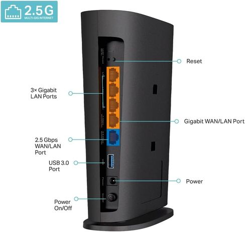 TP-Link Archer AX80 AX6000 8-Tream Wi-Fi 6 Router مع منفذ 2.5 جرام in Kuwait