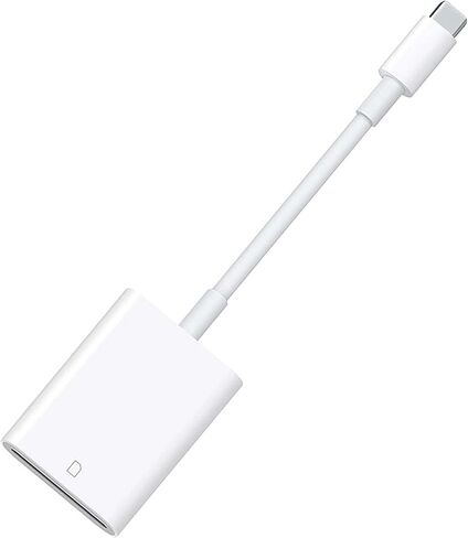 USB C SD Card Reader ، USB 3.0 High Speed ​​to SD Adapter للهاتف 15 Pro Max iPad Pro Trail Game Camera Viewer لـ MacBook Pro/Air IMAC M1 M2 M3 Galaxy S23/S24 Android phonetablet (White) in Saudi Arabia