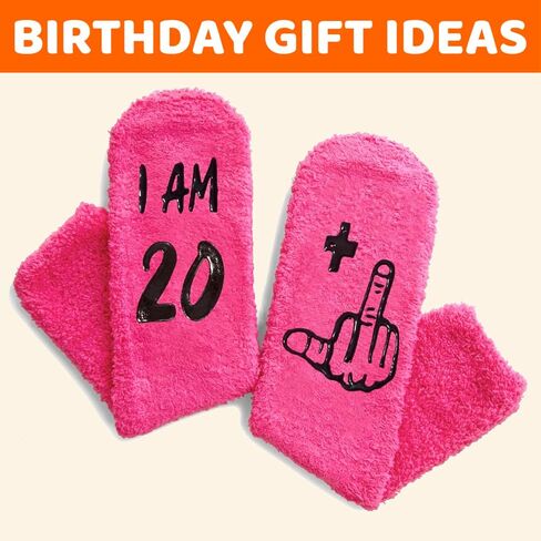 HAPPYPOP 21st Birthday Gifts for Her Female, Gifts for 21 Year Old Women, 21 Year Old Girl Gifts Ideas, Socks for Women Girls in Kuwait