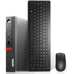 Lenovo ThinkCentre M920q Tiny Desktop Intel i5-9500T Up to 3.70GHz 16GB RAM 256GB NVMe SSD Built-in AX210 Wi-Fi 6E BT HDMI Dual Monitor Support Wireless Keyboard and Mouse Win11 Pro (Renewed) in Kuwait