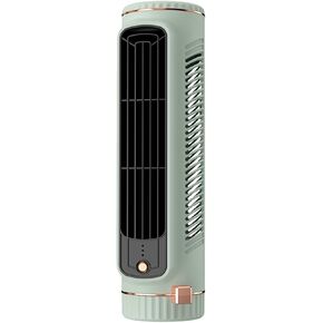 Tower Fan USB Charging Portable Air Conditioner Desktop Cooling Fan Bladeless Summer Fan Home Office(Green) in Kuwait