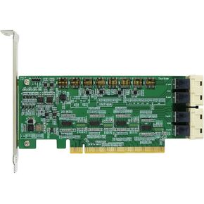High-Speed PCIe x16 Gen 4 Adapter with ReDriver Technology for Efficient Data Transfer - Ideal for MiniSAS HD (SFF-8673) x8 Dual Port Connectivity in Saudi Arabia