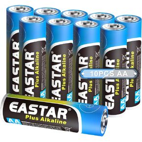 AA Batteries with Power Boost, Alkaline Double AA Batteries 10 Pack - Ultra Long-Lasting, 10 Years Shelf Life, High-Performance 1.5V LR6 & AA Battery for Remotes, Toys, Electronic Devices in Saudi Arabia