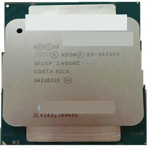 E5-2673 V3 Original Xeon QS الإصدار E5 2673V3 12 CORES POTATION E5-2673V3 2.4GHz 30MB CPU E5 2673 V3 LGA2011-3 in Kuwait