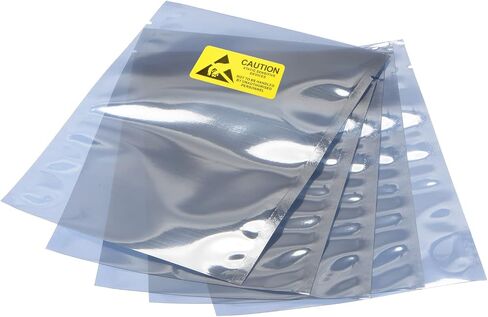 أكياس مكافحة أكياس محمية 50pcs 4.3x6inch (11x15cm) مفتوحة مع ملصقات لمحرك الأقراص الصلبة HDD SSD in Saudi Arabia