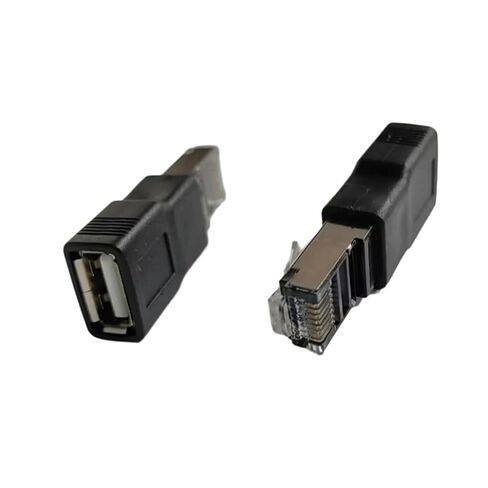 2pc USB إلى RJ45 Ethernet Adapter USB أنثى إلى RJ45 من الذكور NOCTWORKINGDONGLE لأجهزة الكمبيوتر المحمولة 100 ميجابت في الثانية شبكات مستقرة in Kuwait