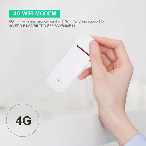 4G LTE USB WIFI ADAPTER ، بطاقة شبكة لاسلكية عالية السرعة مع استلام إشارة فائقة ، وتوصيلها وتشغيلها لـ VISTA 7 8 8.1 OS X 10.5 10.10 in Kuwait