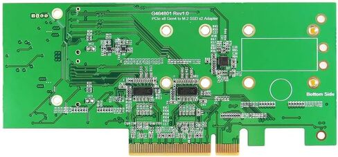 كابلات micro sata | PCIe X8 Gen4 لـ Bifurcated M.2 NVME Dual Port AIC in Saudi Arabia