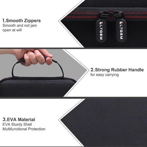 LTGEM Case Compatible with Samsung The Freestyle 2nd Gen/Samsung The Freestyle/Maypug Mini Projector, Black(Case Only) in Saudi Arabia