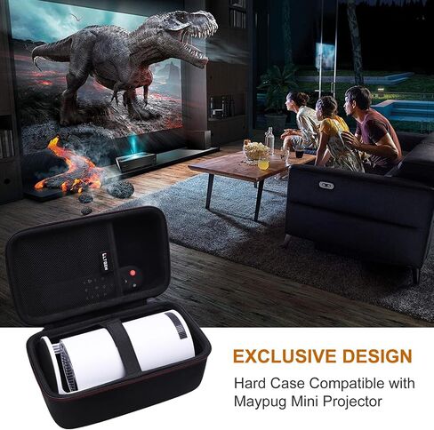 LTGEM Case Compatible with Samsung The Freestyle 2nd Gen/Samsung The Freestyle/Maypug Mini Projector, Black(Case Only) in Saudi Arabia