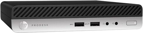 HP ProDesk 400 G4 Desktop Mini Business PC, Intel Pentium G5400 3.7GHz, 16GB RAM, 256GB SSD, Mouse and Keyboard, Windows 11 (Renewed) in Saudi Arabia