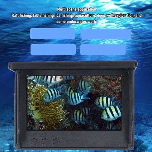Yoidesu Underwater Fishing Camera, 4.3inch Display 220 Ultra Wide Angle Lens Water Proof Fishing Camera, 1080P HD visuals for Ice Fishings, Aquaculture in Saudi Arabia