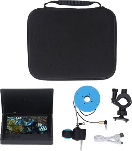 Yoidesu Underwater Fishing Camera, 4.3inch Display 220 Ultra Wide Angle Lens Water Proof Fishing Camera, 1080P HD visuals for Ice Fishings, Aquaculture in Saudi Arabia