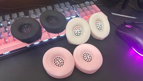 غطاء منصات الأذن لـ Beats Solo 4 ، غطاء أذن العرق القابل للغسل من السيليكون لـ Beats Solo 4 & Solo 3 Lylely On-Ear Oear Assories （Black） in Kuwait