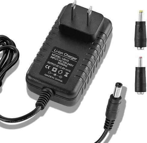 AC/DC 12.6V 1A شاحن طاقة مسدس التدليك ، محول شحن البديل 12.6 فولت شاحن لسلاح التدليك in Saudi Arabia