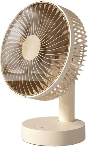 Fit For USB Table Fan 4 Speeds Portable Desktop Table Cooling Fan Powered By USB Strong Wind Kipas USB Desk Fan(Yellow) in Saudi Arabia