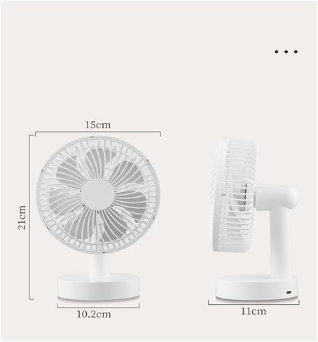 Fit For USB Table Fan 4 Speeds Portable Desktop Table Cooling Fan Powered By USB Strong Wind Kipas USB Desk Fan(Yellow) in Saudi Arabia