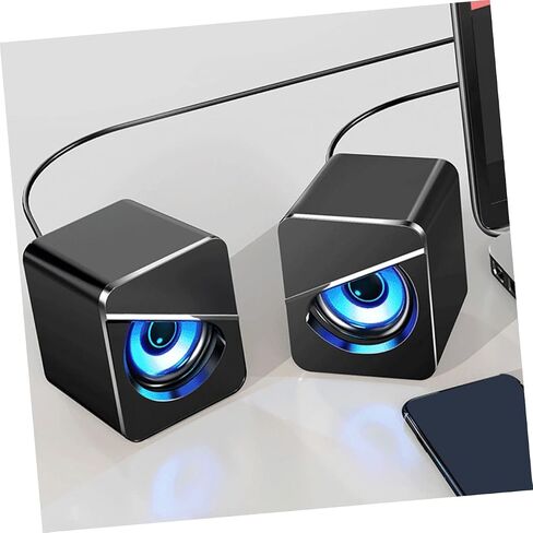 مكبرات الصوت التي تعمل بالطاقة المكتبية USB مكبرات الصوت المحيطة الخارجية مع صوت متعدد الاتجاهات للكمبيوتر المحمول والهاتف والتوصيل العملي USB in Saudi Arabia