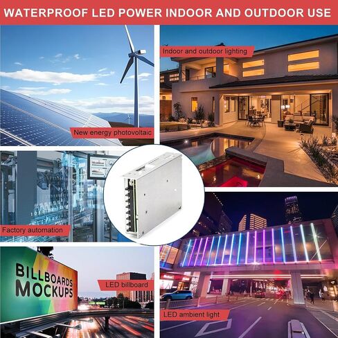 LRS-150F-48 48V 150W Single Output Switching Power Supply, 85-264VAC/240-370VDC Input, Compact 1U Low Profile, High Reliability, UL/TUV/CB Certified, for Industrial Automation, LED Lighting in Saudi Arabia