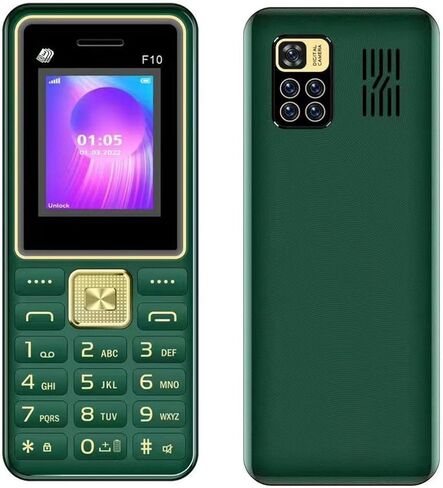 F10 Flip Coell Phone لكبار السن ، زر ذكي خلفي كبير 1.8 بوصة مفتوح مع وحدة تخزين صاخبة ، بطارية 3600 مللي أمبير في الساعة ، 3 بطاقات 3 (قابس أمريكي) in Kuwait