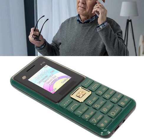 F10 Flip Coell Phone لكبار السن ، زر ذكي خلفي كبير 1.8 بوصة مفتوح مع وحدة تخزين صاخبة ، بطارية 3600 مللي أمبير في الساعة ، 3 بطاقات 3 (قابس أمريكي) in Kuwait