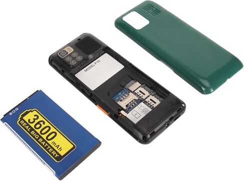 F10 Flip Coell Phone لكبار السن ، زر ذكي خلفي كبير 1.8 بوصة مفتوح مع وحدة تخزين صاخبة ، بطارية 3600 مللي أمبير في الساعة ، 3 بطاقات 3 (قابس أمريكي) in Kuwait