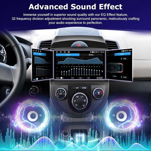 [4 + 64g] ترقية الراديو لـ KIA Soul 2010 2011 2012 2013-9 بوصة IPS الشاشة التي تعمل باللمس Android Soul Stereo - Carplay Wireless و Android Auto و AI DSP و WiFi و GPS و PPAGE المخصصة + AHD Camera النسخ الاحتياطي in Saudi Arabia