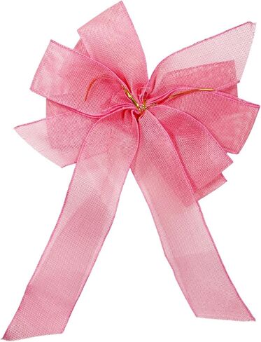 1 Pcs 10 x 20 Inch Big Bow Burlap Ribbon with Natural Jute Rustic Wreath Ribbons and Bow Use Wrapping, Party Decoration (Linen) in Kuwait