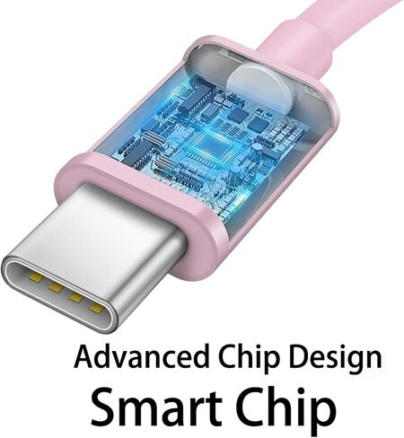 USB A to USB C Cable Cable Accessories iPhone 16 Pro Charger Cord Type C Fast C Charging for iPhone 17 Air 15 Pro Max 16 Plus/16E ، iPad Air 13/11 ، Samsung Galaxy Z Flip 7/6/5/4/z fold SE/A16/A15 (3ft) in Kuwait
