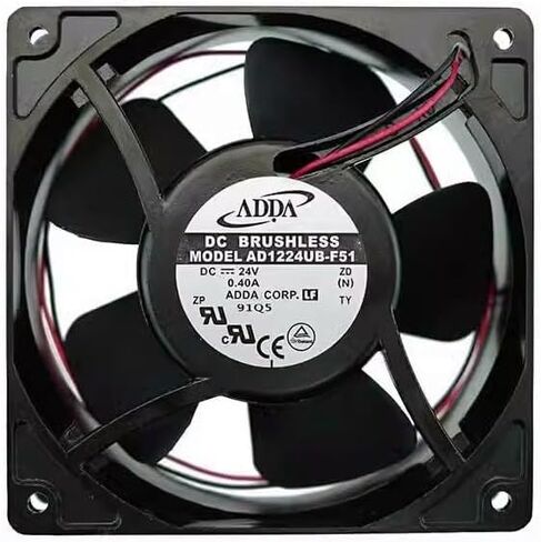 AD1224UB-F51 Elomile Fan AD1224UB-F51 DC24V 0.40A 12cm 12038 مروحة تبريد العاكس in Saudi Arabia