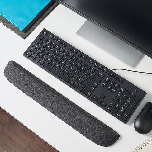 Staples 24339940 Gel Keyboard Wrist Rest 18.66 in x 2.8 in x 0.91 in Black in Saudi Arabia