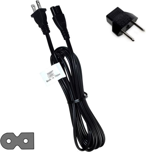 HQRP AC Cable Cable ، طوله 10 أقدام لـ Pioneer SX-203 ، SX-303R ، VSX-402 ، VSX-403 ، VSX-452 ، VSX-453 ، XW-HTP550 (Cable-round) Cable Plus HQRP Euro Plugter in Saudi Arabia