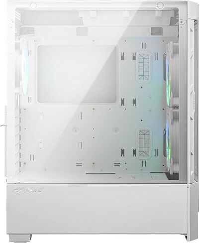 Cougar Gaming Mid Tower Case Duoface Pro RGB Supporting 390mm Graphics Card with Controller, Four RGB Fans and Two Distinct Front Panels Included (Mesh and Tempered Glass) (Black) in Saudi Arabia