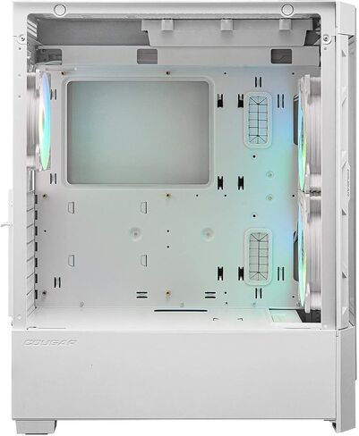 Cougar Gaming Mid Tower Case Duoface Pro RGB Supporting 390mm Graphics Card with Controller, Four RGB Fans and Two Distinct Front Panels Included (Mesh and Tempered Glass) (Black) in Saudi Arabia