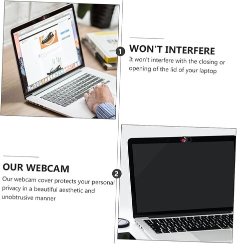 Popetpop 3pcs Conte Cartoon Cover Cover Cover Cover Privacy Ultra-Shin for Laptop عرض درع الكاميرا الجمالية in Saudi Arabia